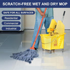 KeFanta 3 Pack Heavy Duty Commercial Mop Head Replacement, Wet Industrial - Image 3
