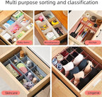 Adjustable Drawer Divider Kit – 8 Pack – DIY Expandable Drawer Organizer - Image 4