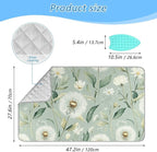 Sage Green Dandelions Flower Ironing Mat - Image 2
