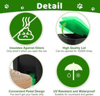 Dog Poop Trash Can Outside, 20L/5Gallon Dog Waste Trash Can - Image 3
