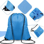 Shappy 100 Pieces Drawstring Bag Gym Portable String Sack Backpacks Polyester - Image 3