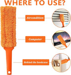 4 Pack 15 inch Reuseable Microfiber Feather Duster, Blind Duster, Gap Duster - Image 2