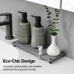 Instant Dry Sink Caddy Kitchen Sink Organizer, Quick Drying Stone Tray - Image 5