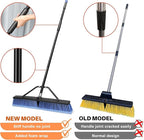 24 inches Push Broom Outdoor for Deck Driveway Garage Yard Patio Concrete Floor - Image 6
