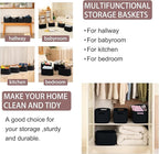 OIAHOMY 4 Pack Storage Baskets for Organizing, Cube Storage Bins for Shelves - Image 6