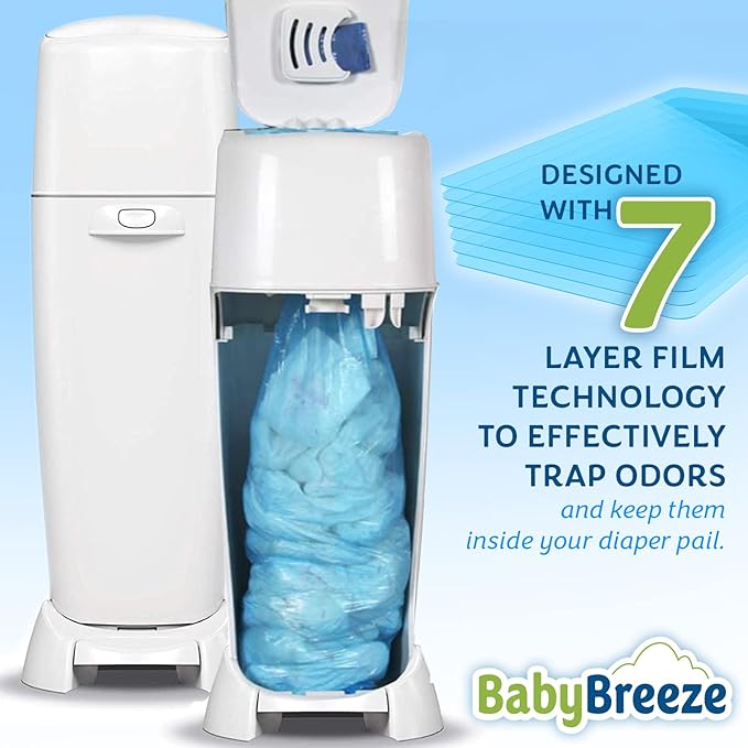 BabyBreeze Diaper Pail Refill Bags Compatible - Image 6
