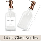 Emerson Essentials Soap Dispenser, Dish Soap Dispenser, Soap Bottle Bathroom Set - Image 2
