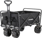 EchoSmile Heavy Duty 350 Lbs Capacity Collapsible Wagon, Outdoor Folding by EchoSmile