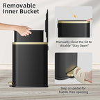 KUK Small Bathroom Trash Can - Image 5