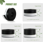 Silicone Weather Stripping Door Seal Strip, 16.4 Feet Self Adhesive Sealing - Image 2