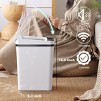 Yatmung 2 Pack - 2.5 Gallon Smart Trash Can Sensor Motion Slim Touchless - Image 4