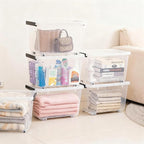 Citylife 54 QT Clear Plastic Storage Bins - Image 8