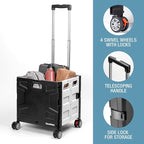 CleverMade Collapsible Wheeled Crate - Image 3