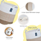 COMSE Extra Large Blanket Basket, Tall Woven Storage Basket, Nursery Hamper - Image 4