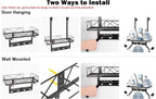 Ironing Board Hanger, Metal Over The Door or Wall Mounted Ironing Board Caddy - Image 2