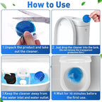 Qualirey 100 Pack Automatic Toilet Cleaner Tablets Toilet Bowl Long Lasting - Image 3