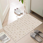 Ultra Thin Door Mat Indoor Entrance, 1/10 in Thin Door Mats by LYGLIGH
