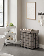 SONGMICS Laundry Hamper, 29 Gal. Laundry Basket, Collapsible Clothes Hamper - Image 3