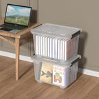 50 Quart Large Plastic Latching Box - Image 5