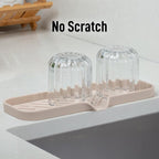 Zulay Kitchen Large Silicone Sponge Holder – Flexible Sink Organizer Tray - Image 7