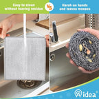 AIDEA Non Scratch Wire Dishcloth 24PK, Wire Dishwashing Rag - Image 6