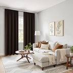 BGment Brown Blackout Curtains for Living Room - Image 4