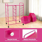GOFLAME 15-Drawer Rolling Storage Cart, Utility Cart - Image 6
