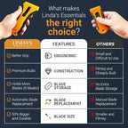 Razor Blade Scraper Tool With 15 Extra Blades - Image 6