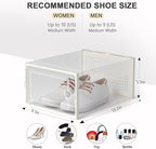 Kuject Large Shoe Organizers Storage Boxes - Image 3