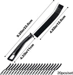20 Pcs Crevice Cleaning Brush, Bathroom Gap Brush, Grout Cleaner Brush Hard - Image 2