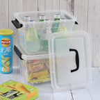 4 Packs Plastic Stackable Storage Container Bin - Image 7