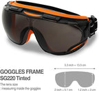 DEX FIT Protective Safety Goggles SG220; Anti Fog & Scratch, Z87 Eye Protection - Image 5