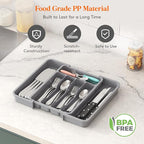 Lifewit Silverware Drawer Organizer, Expandable BPA Free Utensil Tray - Image 6