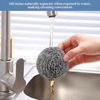 Stainless Steel Scrubber Scrubbing Scouring Pad Sponges Clean Pot Pan and Steel - Image 5