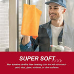 200 Pcs Microfiber Cleaning Cloth 16x16 Inch Microfiber Towels - Image 6