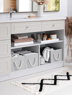StorageWorks Storage Baskets for Shelves, Foldable Fabric Closet Storage Bins - Image 7