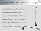 RTZEN Antique Bell Candle Snuffer - Image 2