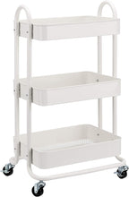 Amazon Basics 3-Tier Rolling Utility or Kitchen Cart, Lockable Wheels by AmazonBasics