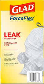 Glad Trash Bags, ForceFlex Tall Kitchen Drawstring Garbage Bags, 13 Gal - Image 5