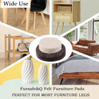 Fursafe&Q Felt Furniture Pads, Furniture Felt Pads - Image 2
