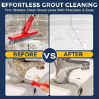 Grout Brush with Long Handle & Hard Bristle Crevice Cleaning Brush, Grout - Image 6