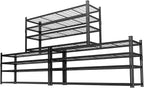 Storage Shelves Heavy Duty 3 PCS, 4-tier Adjustable Metal Industrial Utility by ROOMTEC
