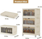 3 Tier - 34QT Storage Bins - Image 2