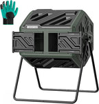 THEGROW'ING Updated 43 Gallon Compost Bin Outdoor, Fast Assemble Tumbling by THEGROWING