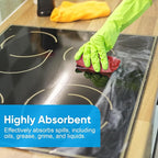 Microfiber Cleaning Cloth, 50 Sheets Shop Towels Commercial Grade Washcloths - Image 8
