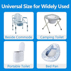 Commode Liners with Highly Absorbent Pads - Image 6