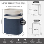 OIAHOMY Laundry Hamper-Laundry Basket, Tall Cotton Storage Basket - Image 5