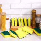 Tanlade 240 Pcs Individually Wrapped Sponge Dishwashing Sponge Bulk Non Scratch - Image 4
