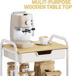 TOOLF 3-Tier Metal Utility Rolling Cart - Image 5