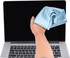 KLNYOO Microfiber Glass Cleaning Cloths Lint Free Streak Free Quickly and - Image 4